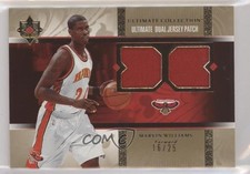 2006 Ultimate Collection Jersey Gold 16/25 Marvin Williams #UJ-MW Dual Patch r7d