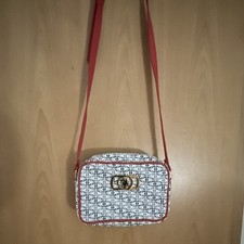 USPA Umhängetasche Monogramm Weiß/Schwarz R...