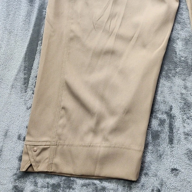 Pantalones Tail Tech para mujer 16 color caqui tostado capri bolsillos con cremallera ocio golf elástico Foto 4 de 4