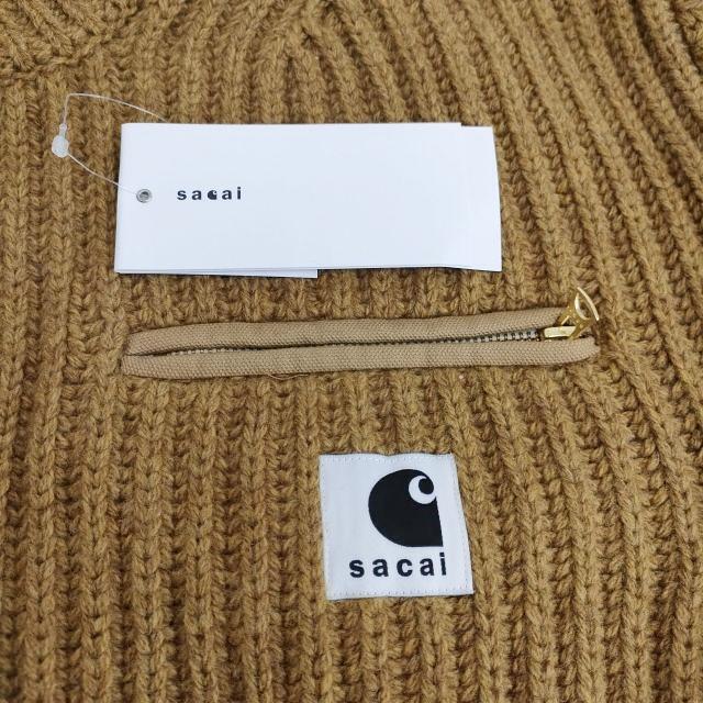 Sacai/Carhartt Carhartt Wip Knit Pullover Detroit 23-03112M Sacai/Carhartt Carhartt Wip Knit Pullover Detroit 23-03112M