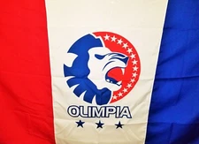 BANDERAS DE OLIMPIA - EL 39 VECES MONARCA DE HONDURAS - LEONES TETRACAMPEONES
