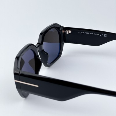 Tom Ford Women Sunglasses Black Smoke Square VERONIQUE-02  display picture 3