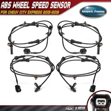 4Pcs Front & Rear ABS Wheel Speed Sensor for Chevrolet City Express 2015-2018