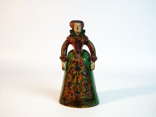 Painted Bronze Statue of Catherine of Medici, Queen of France，Bronze Bell - Picture 1 of 6