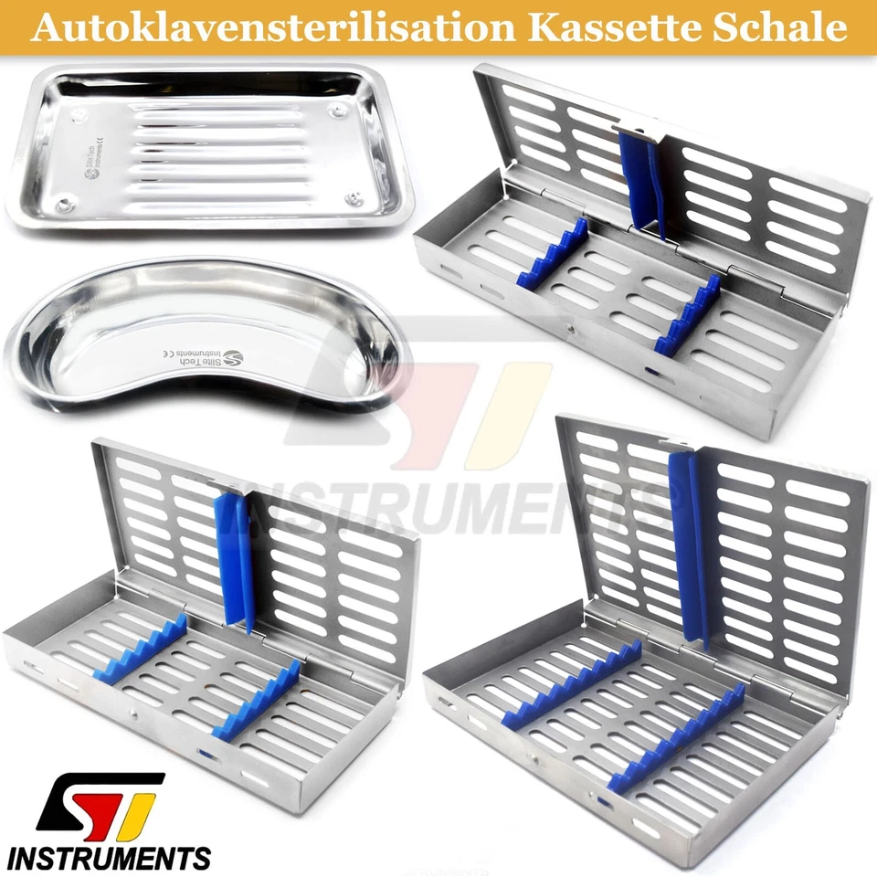 SLITETECH® Sterilisations Instrumentenkassette Wash Nierenschale Tray Instrumentenschale CE