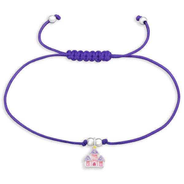 Armband Mit Burg AnhäNger 925 Silber - Kinder Damen MäDchen Schmuck-image