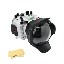Seafrogs 130FT Underwater Camera Housing with 6" Dome Port for Sony A7R IV A7R4