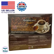 Gano Excel GanoCafe Classic Instant Black Healthy Coffee Ganoderma Lucidum Extra