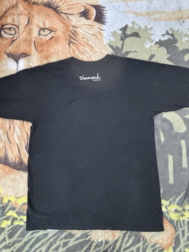 Travis Scott Diamond Supply T Shirt Sz Large Men’s Black Adult - Picture 7 of 9