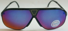 NWT True Vintage 90's Sports aviator style w/iridium blue mirror lens sunglasses