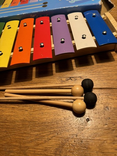 Tolles Xylophon, Metallophone Lernspielzeug Musik Kinder 40 cm, Top Zustand - Bild 4 von 5