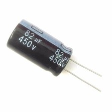 82uF 82MFD 450V 105C Aluminum Electrolytic Capacitor 18mm 30mm