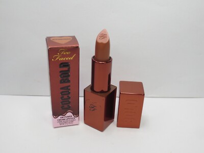 TOO FACED COCOA BOLD EM-POWER CREAM LIPSTICK BUTTERCREAM 0.11 OZ BOXED
