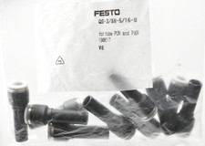 Festo QS-3/8H-5/16-U Pneumatic Fitting Push-In Connector (Pack of 10)