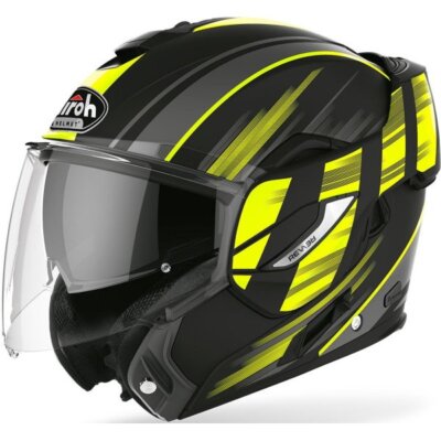Airoh REV19 Flip Ikon Motorradhelm gelb matt