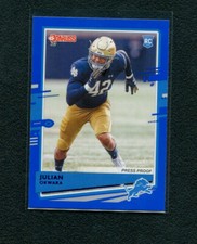 2020 Donruss Football Blue Press Proofs Vets & RC - You Pick -Compete Your Set