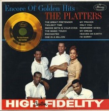 The Platters Encore of Golden Hits - VG - Vinyl LP Record Album MONO