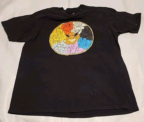 Pokemon Eevee Tshirt Eeveelutions Size XL