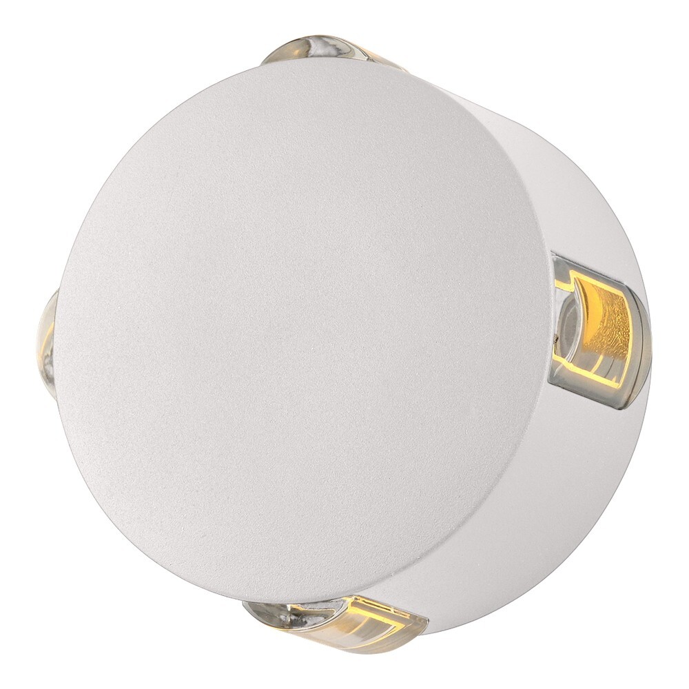 Applique Led da parete Dalì 4x1W Bianco IP54 Bianco neutro 4000K Novaline