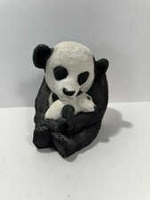 Panda Mom With Baby Realistic Heavy Coin Piggy Bank Made In USA