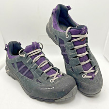 Mammut Waterproof Gripex Raichle Hiking Shoes womans Size UK 5 Grey Purple used