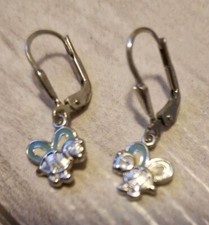 Ohrringe, Creolen, Kreolen mit süßen Bienen