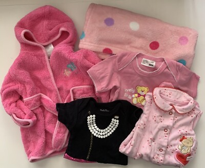 Sara Kety Ergee Child Of Mine Bundle Baby Girl Clothing Bathrobe Blanket