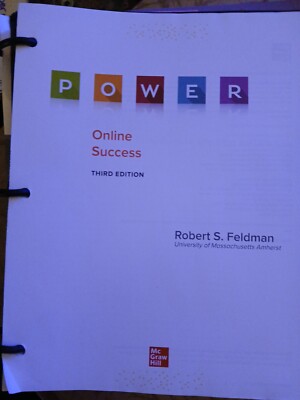  McGraw Hill Power Online Success Third Edition Book By Robert S. Feldman 