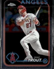 2024 Topps Chrome Mike Trout Los Angeles Angels #200  4 Card Lot