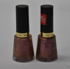 Lot of 2 Revlon Nail Enamel Chip Resistant Nail Polish Glossy Shine Finish Pink