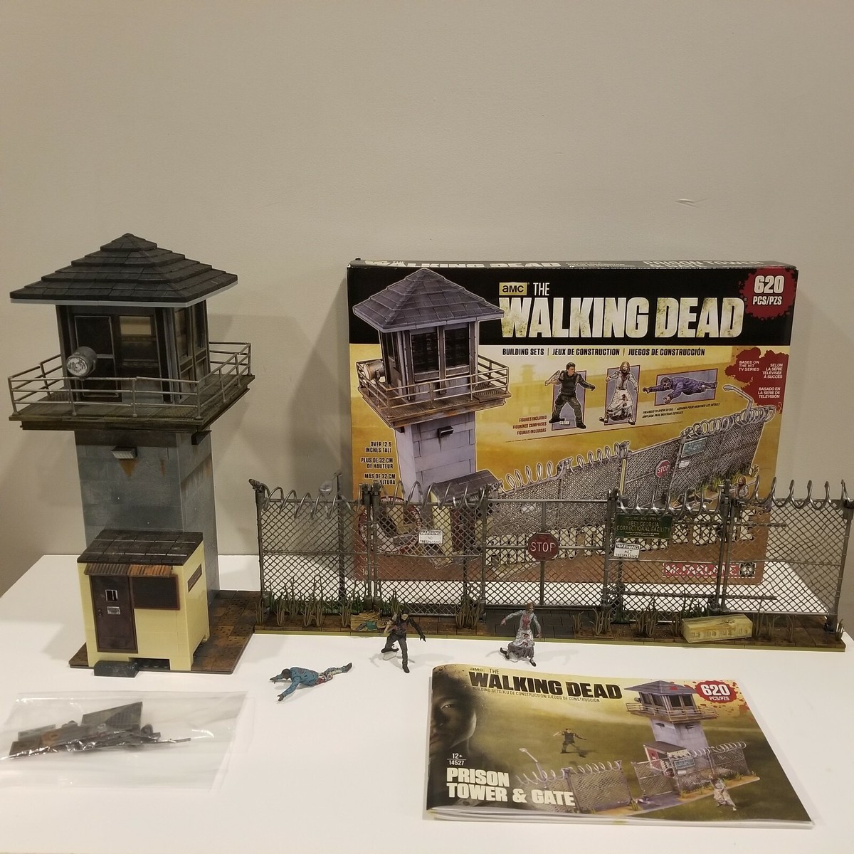 AMC Walking Dead McFarlane Building Set Lego Prison Tower AMC Walking Dead McFarlane Building Set Lego Prison Tower