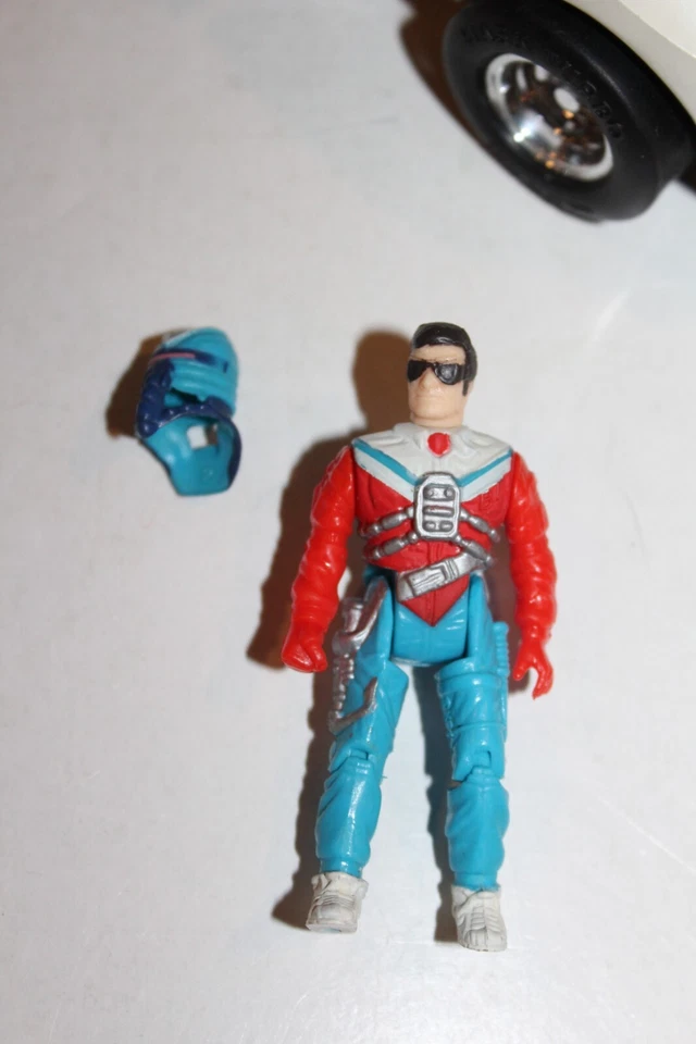 Máscara Kenner M.A.S.K. 1987 de colección Figura de acción Brad Turner Razorback casco de coche difícil de encontrar Foto 2 de 4