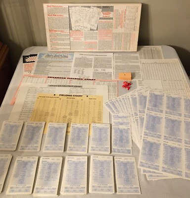 Vintage Strat-O-Matic Baseball Board Game 1987 Teams (437 Cards) Please Read