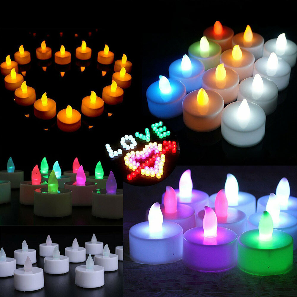 LED Candles Battery Power Flickering Flameless Fake Tea Lights