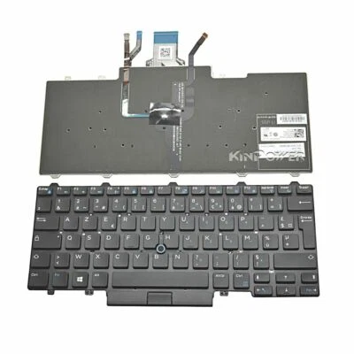 Clavier Azerty Français Pour Dell Latitude 14 7480 7490 Rétroéclairage