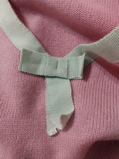 Johnstons Of Elgin Pink Silk Cashmere Jumper Size L