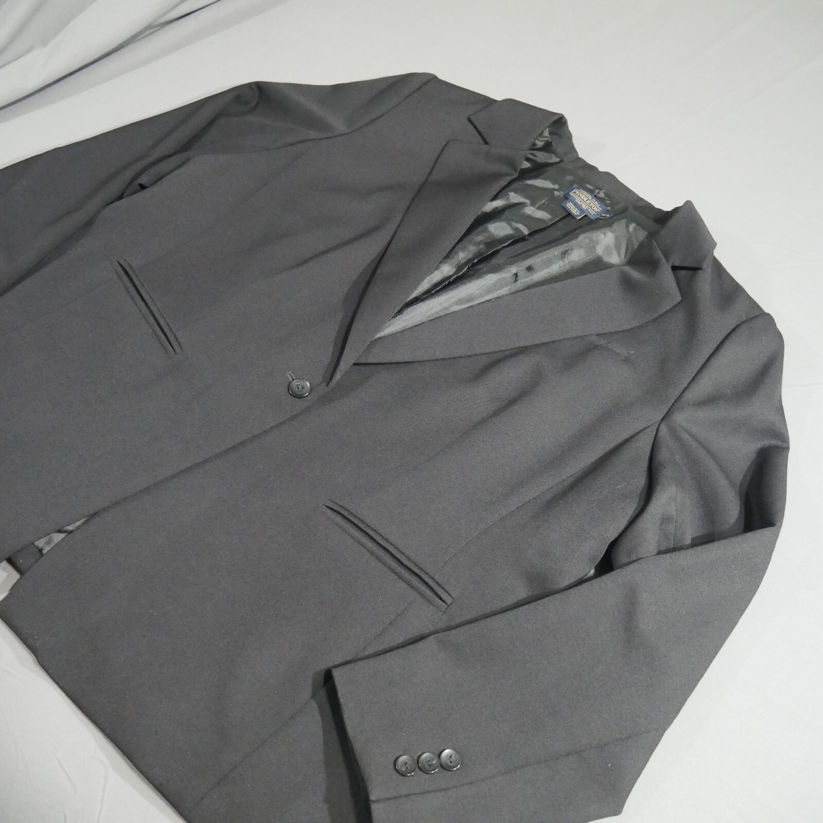 Pendleton Women's One Button Blazer Jacket 100% V… - image 4