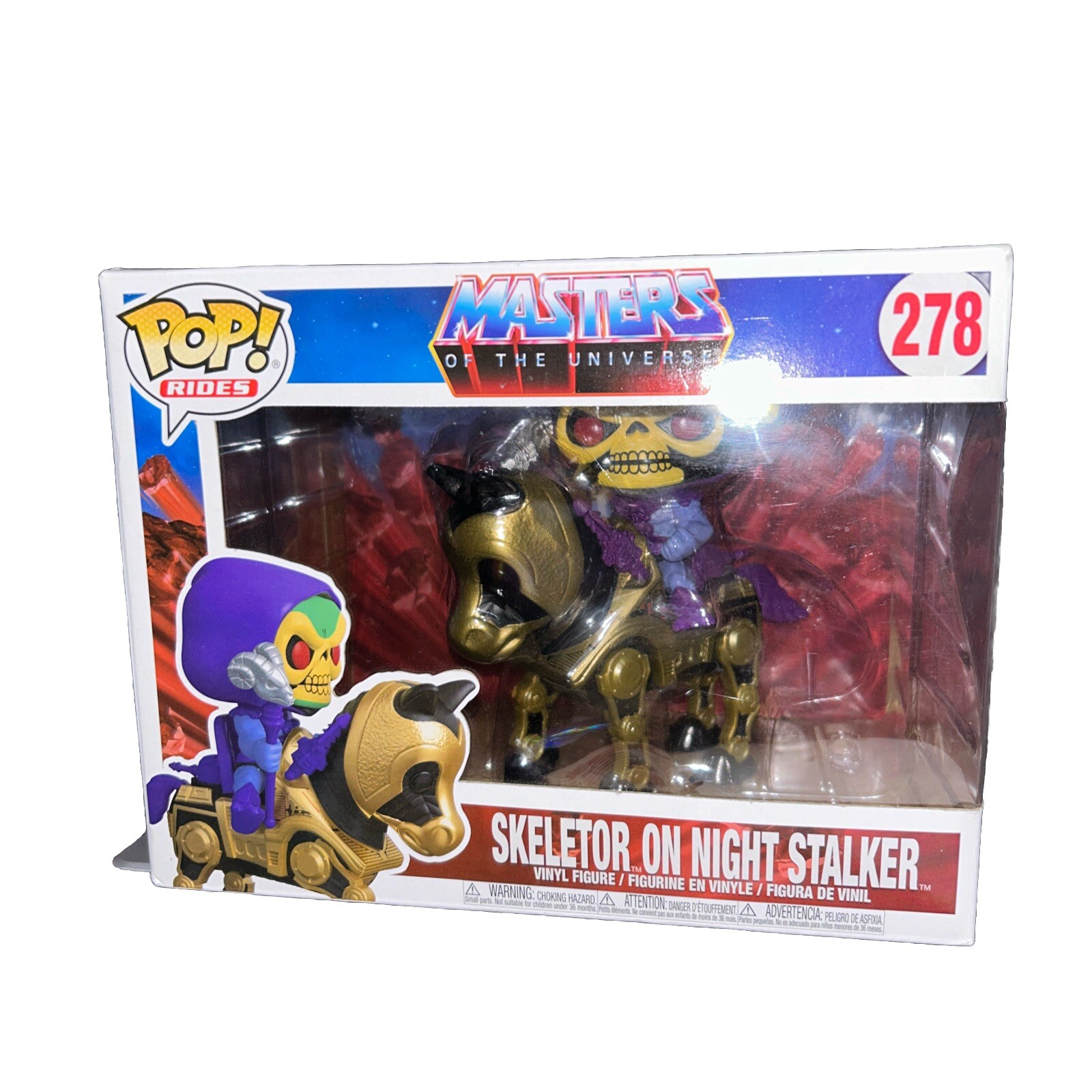 Sale Funko Pop! Rides Masters Of The Universe - Skeletor With Night Stalker #278