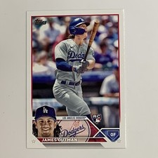 2023 Topps Series 2 Baseball James Outman Rookie Card #395 Dodgers. rookie card picture