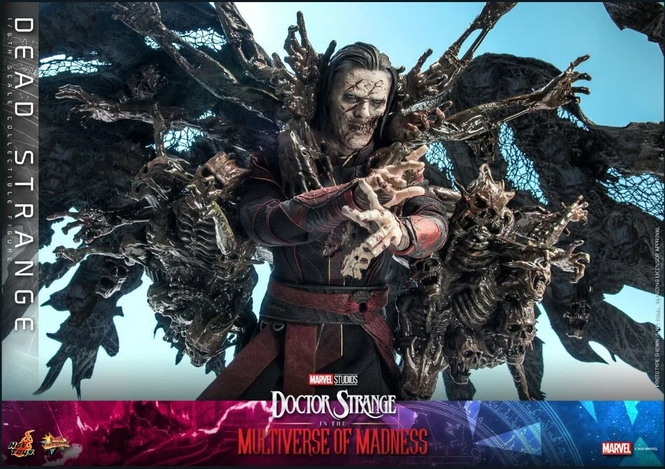 Figura Hot Toys Multiverse Of Madness Dead Doctor Strange sexta escala NUEVO Foto 4 de 4