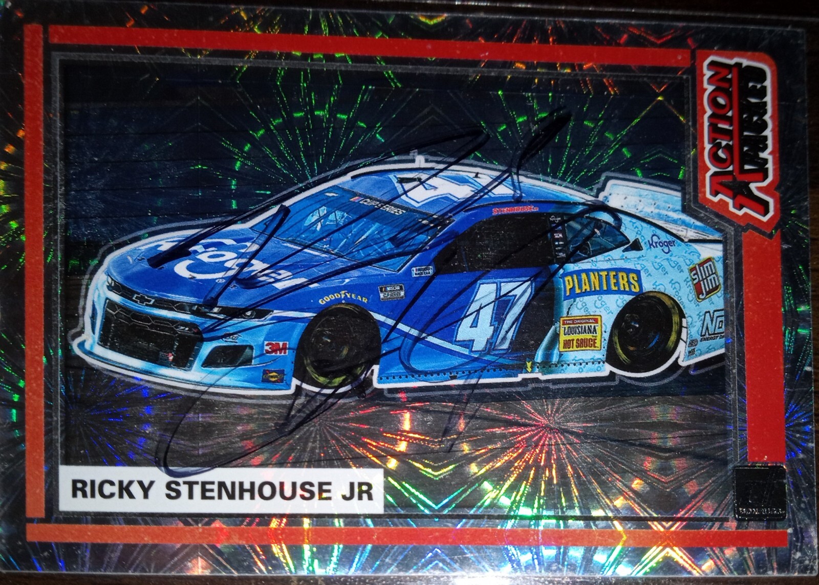 Autographed 2023 Daytona 500 Winner Ricky Stenhouse Jr 2021 Donruss
