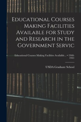 Educational Courses Making Facilities Available For Study And Research In T...