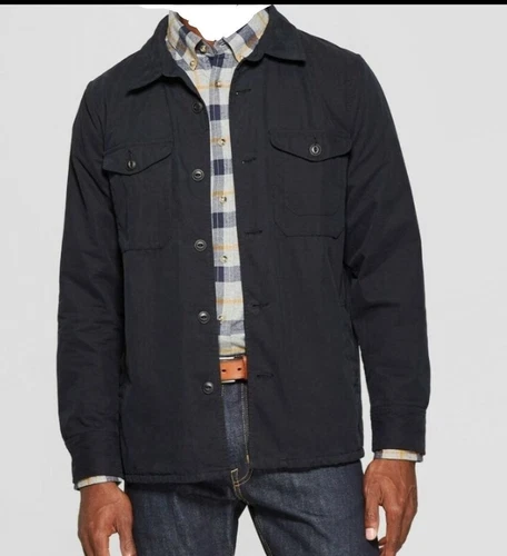 NWT Men's Lightweight Shirt Jacket - Goodfellow & Co Lined