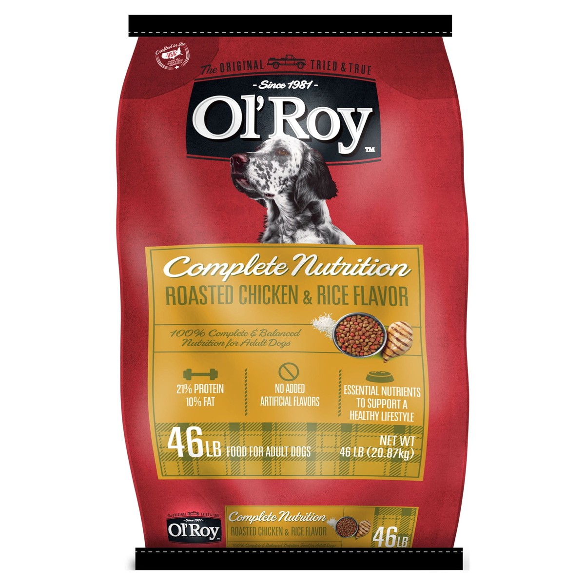 Ol' Roy Complete Nutrition Roasted Chicken Rice Flavor Dry Dog