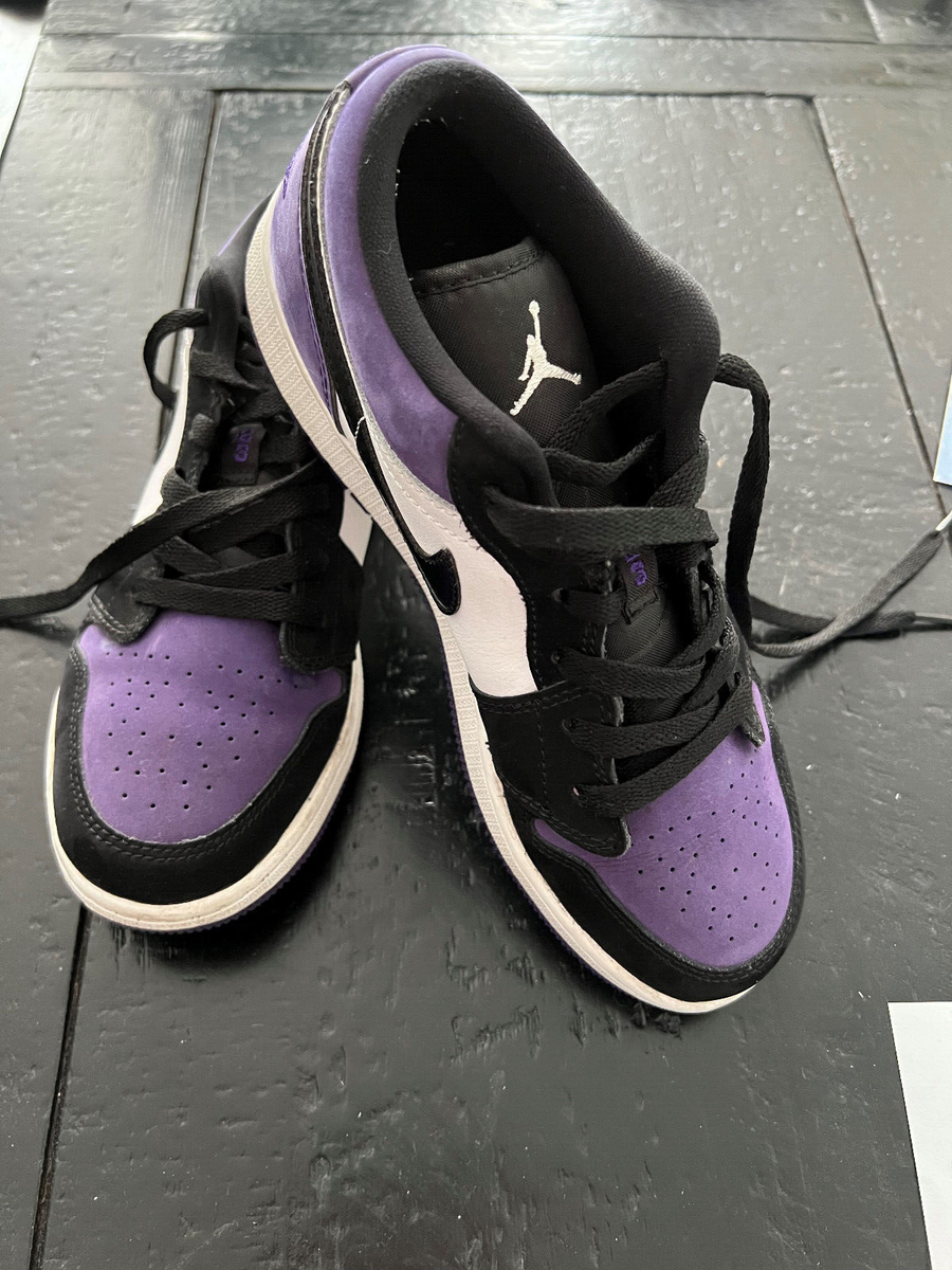 youth purple jordans