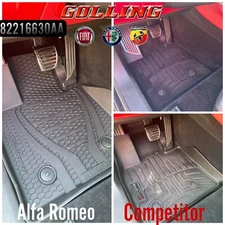 2018-2026 ALFA ROMEO STELVIO ALL SEASON FLOOR MATS CUSTOM FIT 82216630AA