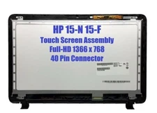 HP 15-F001XX 783120-001 15.6" Touch Screen Assembly