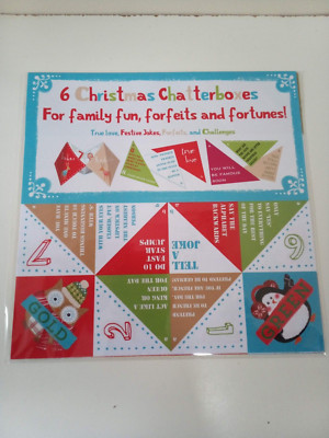 Flamingo Paperie 6er Pack Weihnachten Chatterboxen - Spaß Familie Retro Spiel