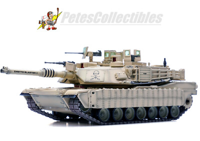 Panzerkampf 12209PC US M1A2 Abrams Main Battle Tank with TUSK I Die-Cast 1:72nd