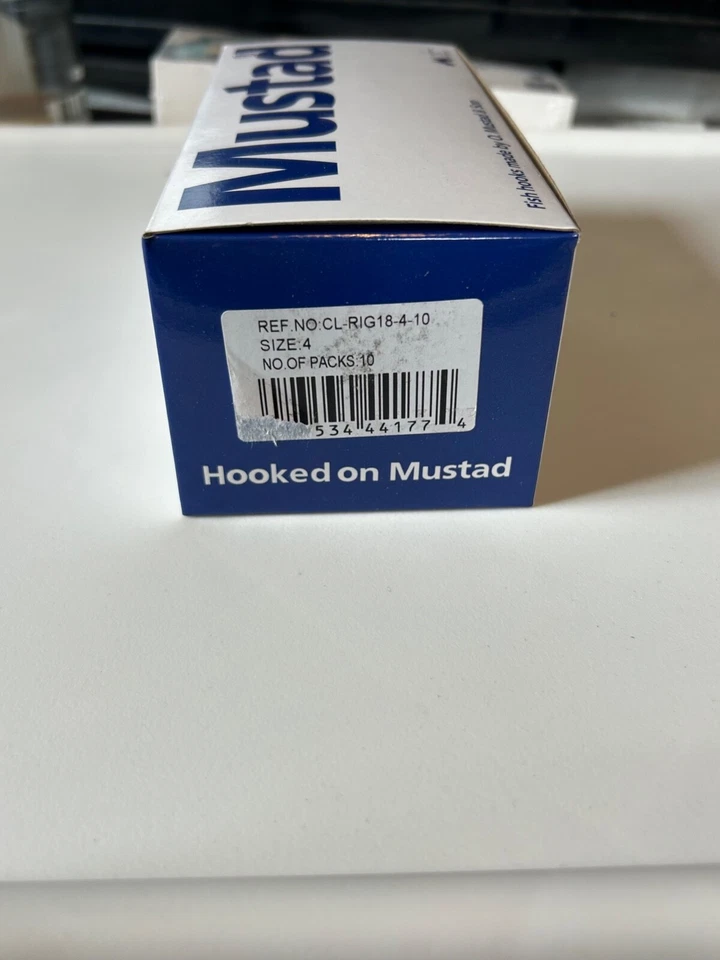 Caja Mustad De 10 Plataformas Sabik Arco Iris De Alta Gama Anzuelos Afilados Y Fuertes - Talla 4 Foto 4 de 4